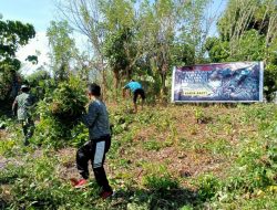Ciptakan Lingkungan Bersih, Babinsa Ajak Warga Kerja Bakti Bersama Secara Bergotong Royong