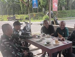 Jaga Kondusifitas Jelang Pilkada 2024 Danposramil Kuala Pesisir Rutin Lakukan Komsos di Wilayah Binaan
