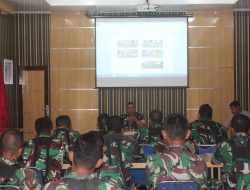 Dandim di wakili Pasi Ter Kodim 0116/Nagan Raya Gelar Pelatihan Jurnalistik untuk seluruh Babinsa