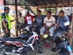 Patroli Keliling Gampong, Babinsa Edukasi Keamanan Cegah Konflik di Masyarakat Jelang Pilkada