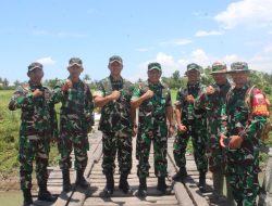 Irdam Kodam XIV/Hasanuddin Kunjungi Lokasi Demplot Pertanian Modern dan Opla Kodim 1404/Pinrang