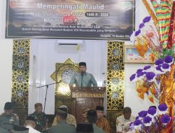 Kodim 1405/Parepare Gelar Peringatan Maulid Nabi Muhammad SAW 1446H/2024 di Masjid An-Nurjannah Makodim