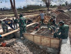 Pelaksanaan Kegiatan TMMD Ke-122 TA. 2024 Kodim 1425/Jeneponto: Pembangunan Jembatan Capai 37%