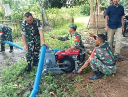 Pendampingan Pompanisasi Babinsa Posramil Kuala Pesisir Kepada Petani Binaan
