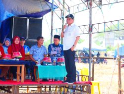 Pesta Rakyat Balap Motor Gabah Balusu Racing Community Bupati Suardi Saleh,Angkat Bendera Start di Sirkuit Padangloang