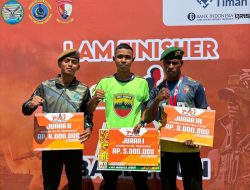 Tidak Ada Bosannya!… Lagi Dan Lagi Praka Beni Ardinata Prajurit Yudha Sakti Sukses Embat Podium 1 Lari 10 K