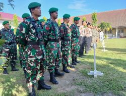 Kasdim dan Personel Jajaran Kodim 0102/Pidie Ikuti Upacara Hari Sumpah Pemuda ke-96 di Lapangan Kantor Bupati Pidie