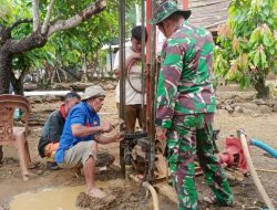 Wujudkan Program Kasad, Satgas TMMD Kodim 1407/Bone Gali Sumur Bor Penuhi Kebutuhan Air Masyarakat