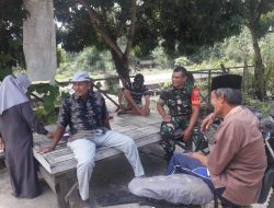 Menjaga Hubungan Baik, Babinsa Sibulue Aktif Komsos Dengan Warga Binaan