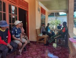 Komsos Bersama Warga, Babinsa Koramil 12/Cina Ciptakan Kebersamaan Dan Kemanunggalan