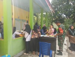 Babinsa Sibulue Melaksanakan Pendampingan Kegiatan Posyandu
