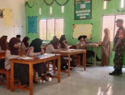 Babinsa Koramil Bontocani Motivasi Belajar Siswa SMPN 1 Bontocani