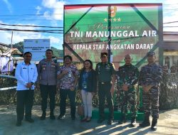 Video Conference Bersama KASAD, Kodim 1702/Jayawijaya mengikuti dari Kampung Megapura