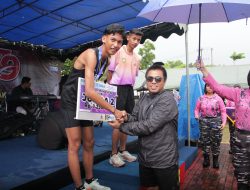 Hadiri Beach Run 5k HUT Koprs Marinis Ke – 79,Ini Ucap Dandim 0907/Trk.
