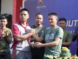 Dandim 1405/Parepare dan Personel Ikuti Syukuran HUT Brimob ke-79 dan Olahraga Bersama