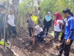 Rutan Selayar Wujudkan Ketahanan Pangan: Tanam Pisang dan Panen Ubi Kayu