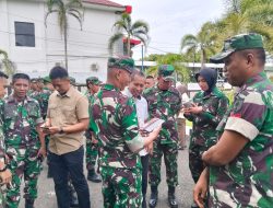 Perangi Judi Online, Pasi Intel Kodim 1422/Maros Lakukan Pengecekan Handphone Seluruh Prajurit dan PNS