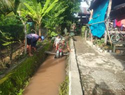 Babinsa Koramil-05 Kodim 1404/Pinrang Bersama Warga Bersihkan Saluran Irigasi Jelang Musim Tanam Padi