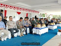 Danramil Jajaran Kodim 1425/Jeneponto Ikuti Apel Siaga Pengawasan Masa Tenang Pemilihan Serentak 2024