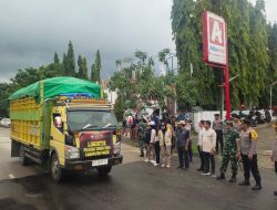 Dandim 0904/Paser Lepas Pendistribusian Logistik Pemilu Ke 9 Kecamatan Di Kabupaten Paser