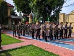 Kodim 1422/Maros Bersama Polres Maros Gelar Latihan Terintegrasi untuk Ciptakan Kondisi Aman Jelang Pilkada