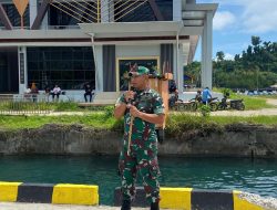 Pendistribusian Logistik. Kodim 1805/Raja Ampat Mendukung Tahapan Pilkada Serentak Tahun 2024