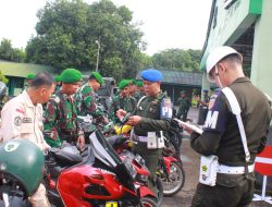 Pemeriksaan dan Pengecekan Kendaraan Dandenpom XIV/2 Parepare di Kodim 1405/Parepare