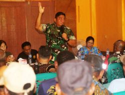 Kodim Merauke Bersama Dinas Pertanian Gelar Sosialisasi PSN di Distrik Muting