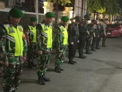 Personel Kodim 1405/Parepare Ikuti Apel Pemberangkatan Patroli Gabungan TNI-Polri Jelang Pilkada 2024