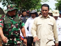 Letkol Inf Johny Nofriady Dampingi Menteri Pertanian RI Apel Brigade Pangan dan Penyerahan Alsintan
