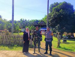 Berikan Suasana Aman, Babinsa Maros Melaksanakan Pemantauan TPS di Seluruh Wilayah Kabupaten Maros