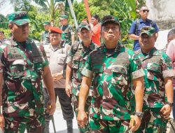 Danrem 182/JO Dampingi Pangdam XVIII/Kasuari Pengawasan Pencoblosan Pilkada 2024 di Fakfak