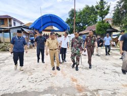 Dandim 1425 Jeneponto Bersama Pj. Bupati Dan Unsur Forkopimda Kabupaten Jeneponto Tinjau TPS di Beberapa Tempat