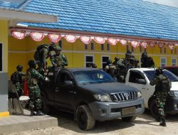 APEL GABUNGAN KODIM 1703/DY BERSAMA POLRES DEIYAI DAN TIMSUS 753/AVT DI LAPANGAN POLRES DEIYAI
