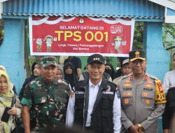 Pangdam XIV/Hsn Beserta Rombongan Forkopimda Kunjungi TPS di Maros untuk Monitoring Pilkada Serentak