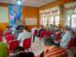 Kolaborasi Bersama GPdI, Rutan Palu Gelar Pembinaan Kerohanian Bagi Warga Binaan