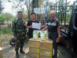 Dampingi Penyaluran Bibit Jagung, Babinsa Koramil 1407-10/Ponre Dukung Program Pemerintah
