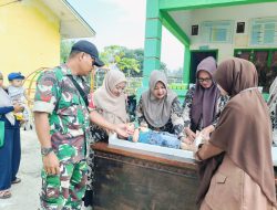 Babinsa Koramil 1407-13/Sibulue Melaksanakan Pendampingan Posyandu Di Desa Pattiro Bajo