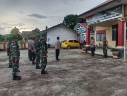 Jelang Pilkada, Babinsa Koramil 1407-19/Kahu Dan Personel Polsek Laksanakan Apel Gabungan
