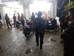 Jelang Pilkada Serentak Tahun 2024, Babinsa Koramil 14/Libureng Bersama Anggota Polsek Lakukan Patroli Malam
