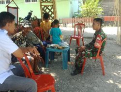 Babinsa Koramil 1407-16/Tonra Laksanakan Komsos Bersama Warga Binaan Di Desa Muara