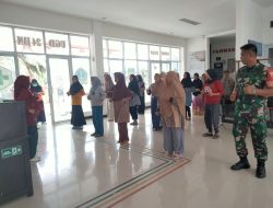 Beri Semangat Para Lansia, Babinsa Koramil 14/Libureng Ikut Senam Bersama