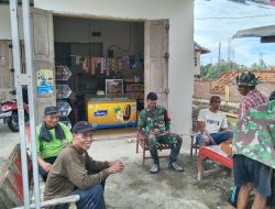 Babinsa Koramil 1407-21/Palakka Melaksanakan Komunikasi Sosial Bersama Warga Binaan Di Desa Maduri
