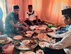 Tingkatkan Komsos, Babinsa Koramil 15/Mare Hadiri Acara Syukuran Warga 