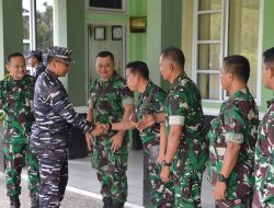 Kodim 0904/Paser Terima Kunjungan Kerja Dari Danlanal Balikpapan Beserta Staf