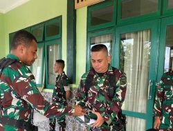 Sosok Pemimpin Peduli Anggota, Kodim 1805/Raja Ampat Gelar Penyerahan Baju trening Kepada Prajurit Dan PNS