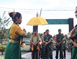 Komandan Korem 092/Mrl Sambut Kunjungan Bilateral Bersama TDM