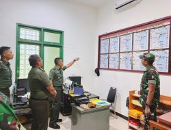 Tim Pusterad Lakukan Kegiatan Target Info Data Ter Satkowil Di Kodim 1801/Manokwari