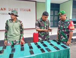 Pemeriksaan Handphone Personil Kodim 1419/Enrekang