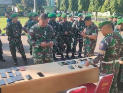 Pemeriksaan Handphone terhadap Personil Kodim 1419/Enrekang